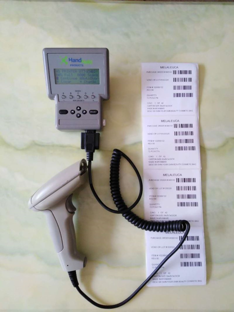 打印出口外箱標(biāo)簽，流水號(hào)標(biāo)簽，A級(jí)條形碼